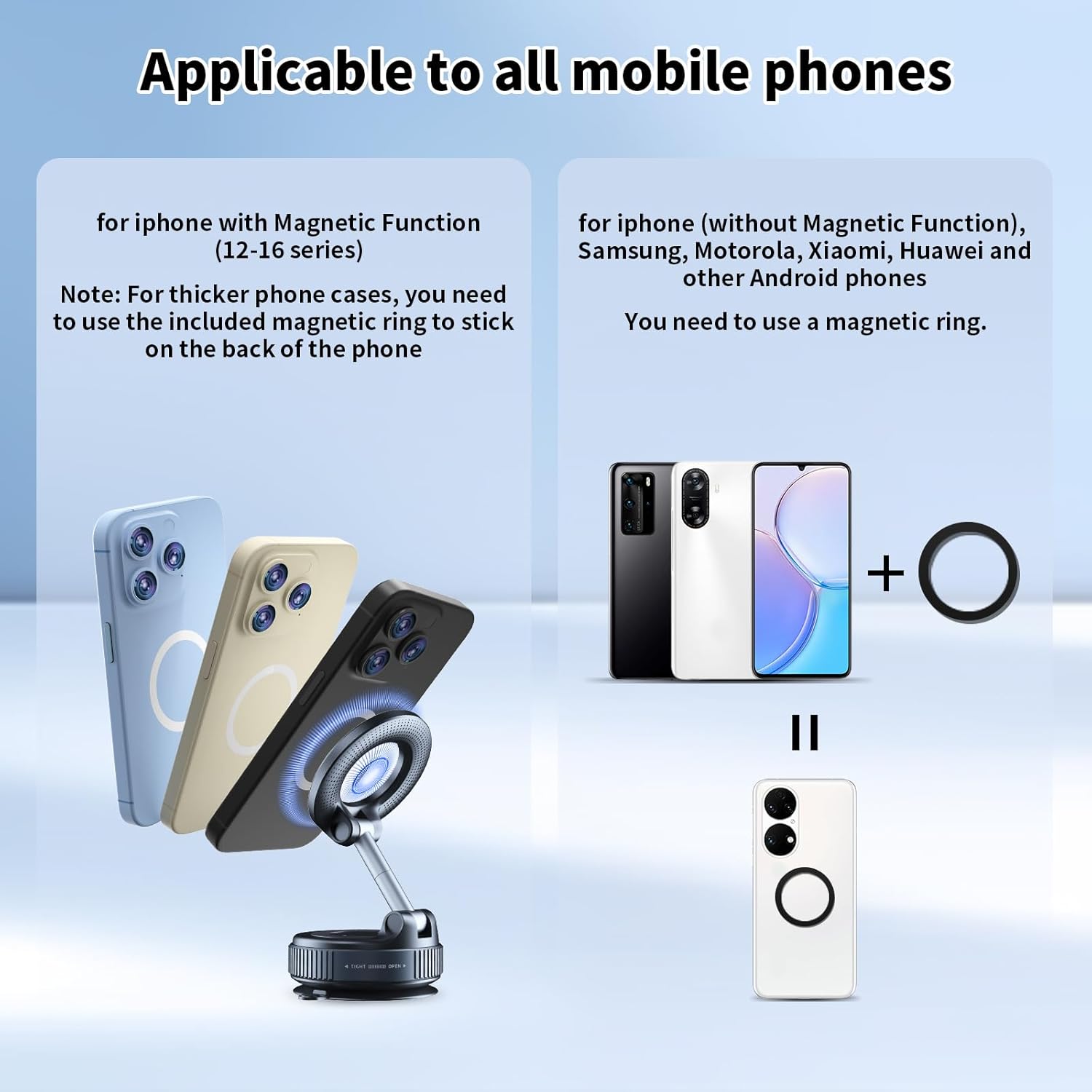 Magnetic Suction Phone Holder
